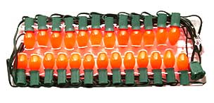 Incandescent Christmas Bulbs - Strings C7 Strings C7-25-O-G-12