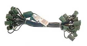Incandescent Christmas Bulbs - Strings C7 Strings C7-25-EMPTY-G-12