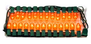 Incandescent Christmas Bulbs - Strings C7 Strings C7-25-TA-G-12