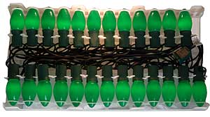 Incandescent Christmas Bulbs - Strings C9 Strings C9-25-G-G-12