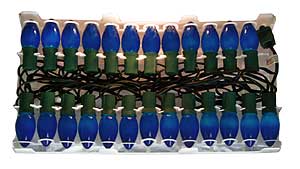 Incandescent Christmas Bulbs - Strings C9 Strings C9-25-B-G-12