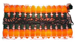 Incandescent Christmas Bulbs - Strings C9 Strings C9-25-O-G-12