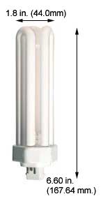 Fluorescent Compact Fluorescent Triple Twin Shape(4pin) CFM42W/GX24Q-4/835