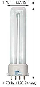 Fluorescent Compact Fluorescent Single Twin Tube F7TT/DS/E/841
