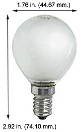 Incandescent Incandescent G12 40G12/IF/ 240V