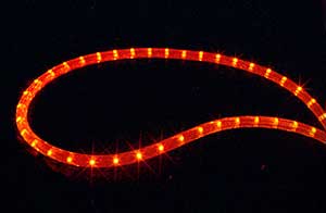 Specialty Rope Lighting 2-Wire Rope Lighting DL-2W-150-120V-LED-ORANGE