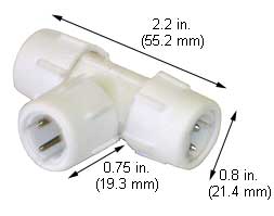 Specialty Rope Lighting Miscellaneous DL2-T-13MM 3WAY T CONNECTOR