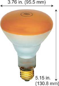 Incandescent Colored Reflector - Par 65BR30FL/A AMBER