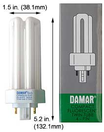 Fluorescent Compact Fluorescent Triple Twin Shape(4pin) CFM26W/GX24Q/830