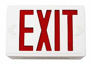 Specialty Emergency - Exit Fixtures Exit Fixtures XTEU2RW