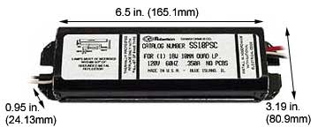 Fluorescent Ballasts & Dimmers Compact Fluorescent (1) 18W QUAD COMPACT FLUORESCENT