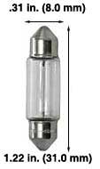Incandescent Miniature T3 6430 (17104)