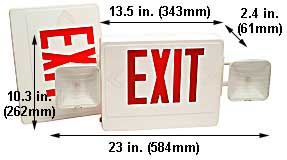Specialty Emergency - Exit Fixtures Exit fixtures CXTEU2RW