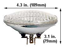Incandescent Incandescent Par36 4811 28V PAR36 3 LUG