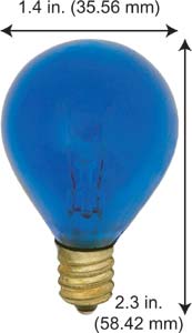 Incandescent Colored Sign Lamps 10S11/79TB