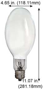 H.I.D. Metal Halide BT37 - ED37 MP400W/C/BU/UVS/PS
