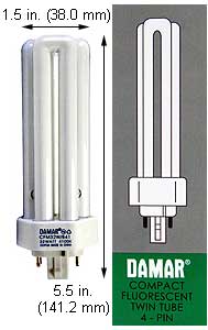 Fluorescent Compact Fluorescent Triple Twin Shape(4pin) CFM32W/GX24Q-3/841