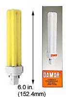 Fluorescent Compact Fluorescent Double Twin Shape(2pin) F18DTT/YELLOW