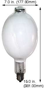 H.I.D. Metal Halide BT56 MP1000W/C/BU/3K 