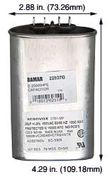 H.I.D. Capacitors (Wet) 200WHPS CAPACITOR       