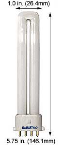 Fluorescent Compact Fluorescent Single Twin Tube F9TT/DS/E/841