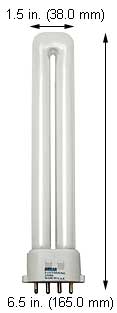 Fluorescent Compact Fluorescent Single Twin Tube F13TT/DS/E/841/2GX7