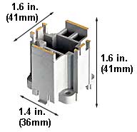 Fluorescent Fluorescent Sockets Compact Fluorescent Sockets 42W 4 PIN TRIPLE TWIN TUBE