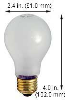 Incandescent Incandescent A19 25ARS/SS  