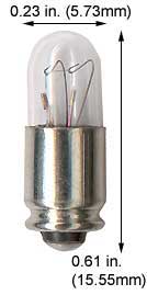 Incandescent Miniature T1.75 8177  T 1 3/4  24V .50AMPS