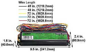 Ballasts Fluorescent Electronic Ballasts T10 EL272HO-120HF