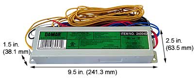 Ballasts Fluorescent Electronic Ballasts T12 EL272HO-120/277HF  