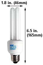 Fluorescent Compact Fluorescent Double Twin Medium Screw EL13W/DTT/64K