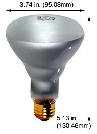 Incandescent Incandescent BR30 50BR30K/FL 