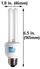 Fluorescent Compact Fluorescent Double Twin Medium Screw EL13W/DTT/5K