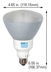 Fluorescent Compact Fluorescent Reflector Shape Medium Screw EL18W/R40/5K