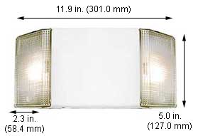 Specialty Emergency - Exit Fixtures Emergency Fixtures R-2 EMERGENCY LIGHTING UNIT
