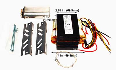 Ballasts Metal Halide - Mercury Vapor Ballasts 175W M.H. - M.V. Ballasts 175WMH/MV 5- TAP KIT