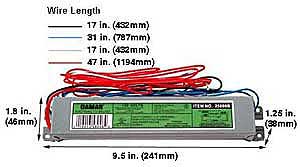 Ballasts Fluorescent Electronic Ballasts T12 EL140-120HF