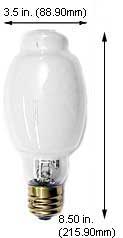 H.I.D. Metal Halide BT28 - ED28 M150W/C/U/BT28/PS/3K   