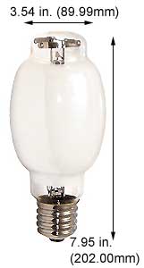 H.I.D. Metal Halide BT28 - ED28 M400W/C/U/BT28/4K      12 PK