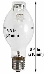 H.I.D. Metal Halide BT28 - ED28 M400W/C/U/BT28/3K