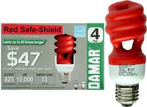 Fluorescent Compact Fluorescent Colored HM13SL/27K/4PK/RED/SS