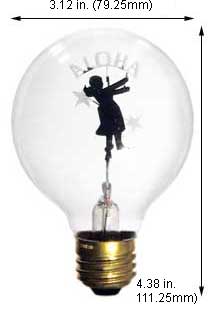 Incandescent Incandescent G25 G25 ALOHA HULA DANCER 120V