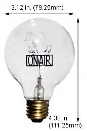 Incandescent Incandescent G25 25 ON AIR 120V