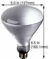 H.I.D. Metal Halide R40 M100W/U/R40/SP/3K       