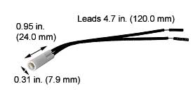 Incandescent Sockets - Adaptors WEDGE BASE SOCKET T1.75