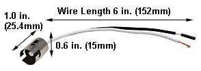 Incandescent Sockets - Adaptors SINGLE CONTACT BAYONET BASE