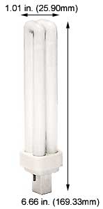 Fluorescent Compact Fluorescent Double Twin Shape(4pin) F26DTT/830/G24D-3