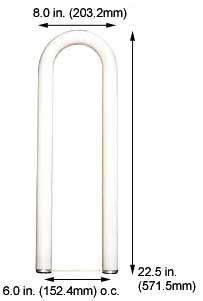 Fluorescent Fluorescent Tubes T12 Medium BiPin F40/T12/U/6/TRITEN50