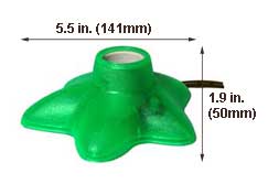 Incandescent Incandescent G25 E26 BULB STAND GREEN
